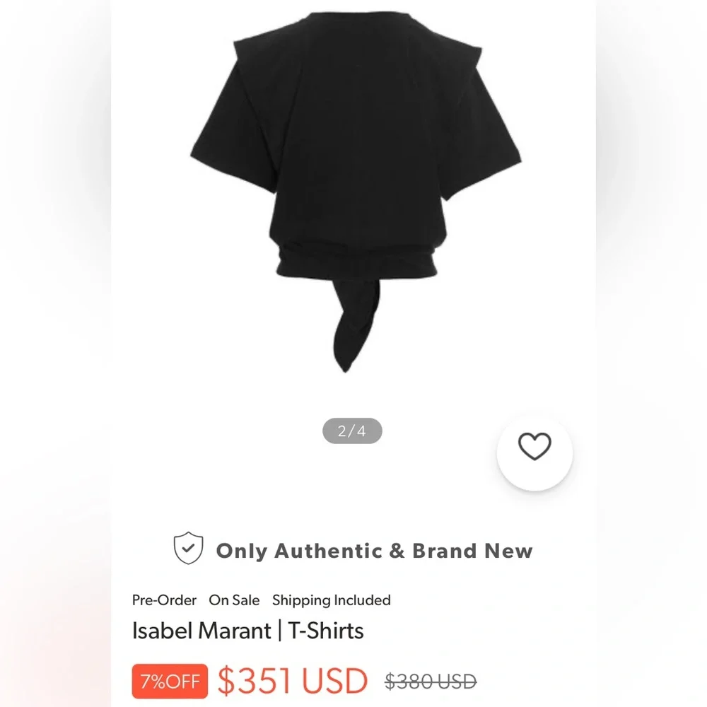 ISABEL MARANT TEE   NWT - Picture 12 of 13